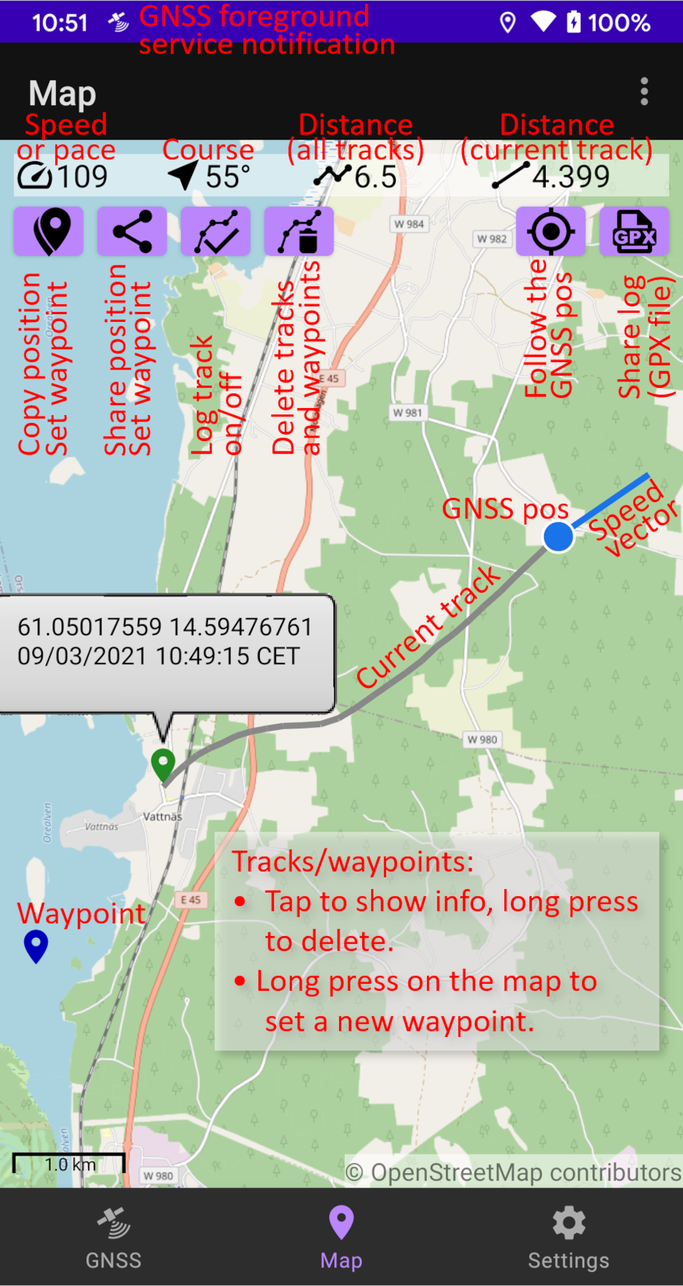 Map view